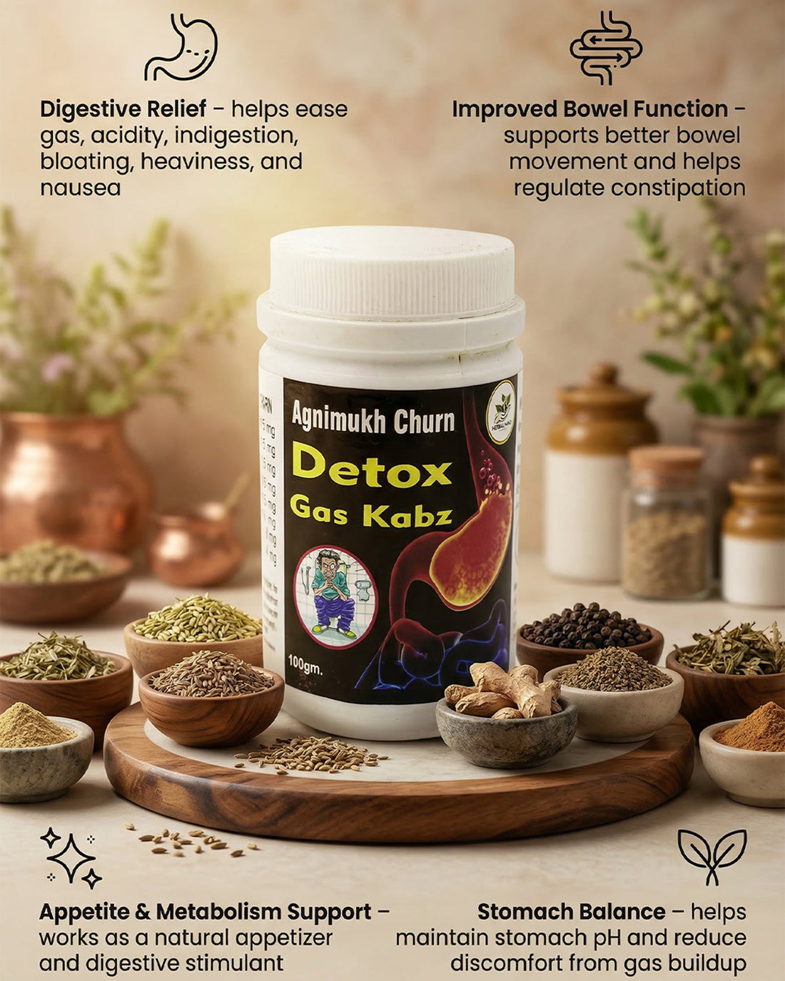 The Complete Ayurvedic Guide to Digestion: Fix Gas, Constipation & Gut Imbalance Naturally