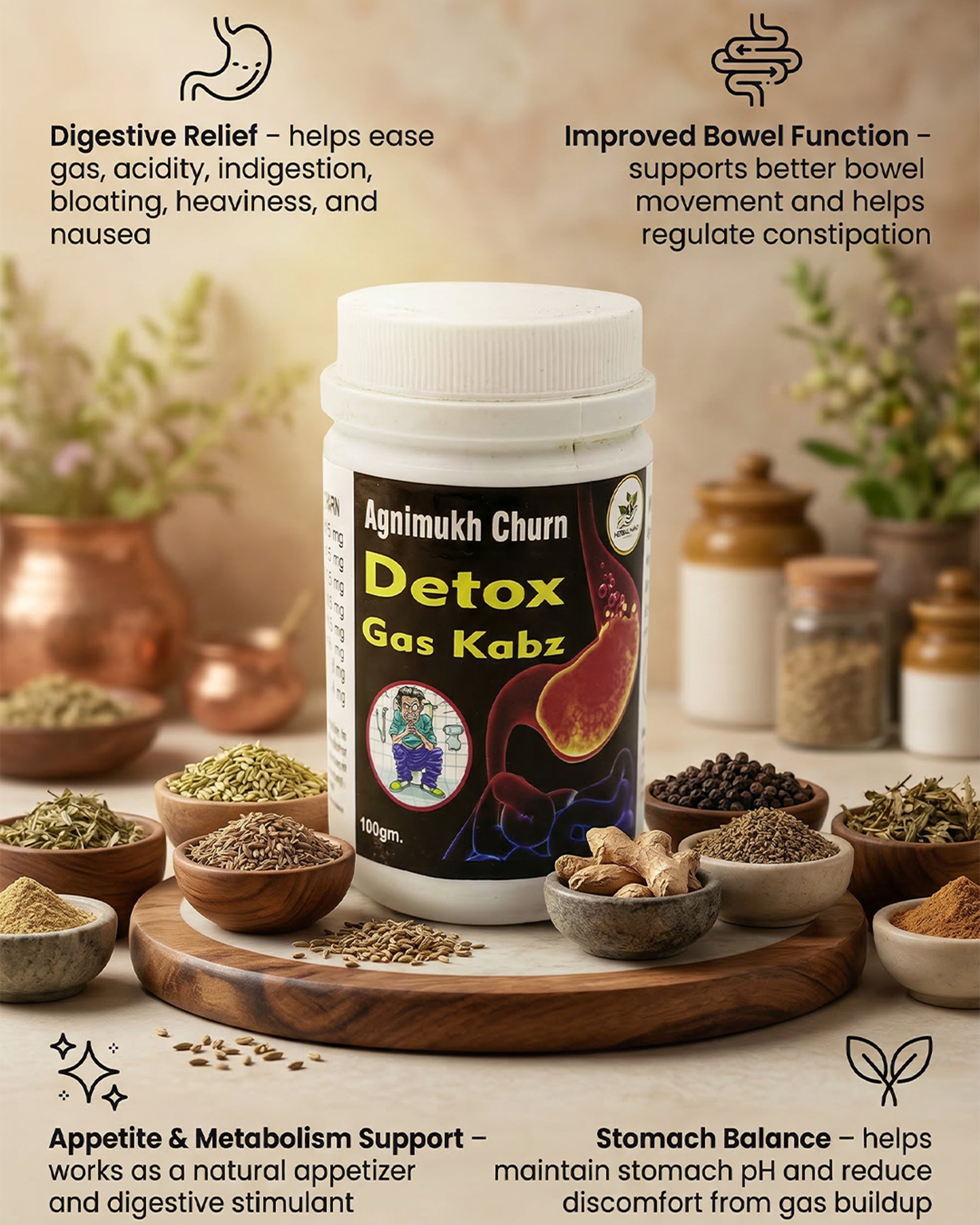The Complete Ayurvedic Guide to Digestion: Fix Gas, Constipation & Gut Imbalance Naturally