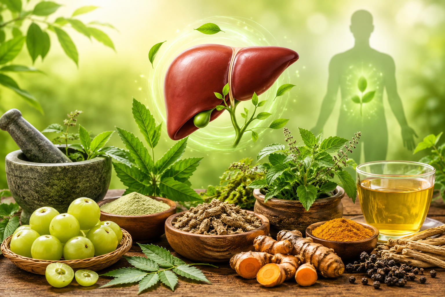 Detox Naturally: Ayurvedic Herbs for Liver Health and Body Cleansing