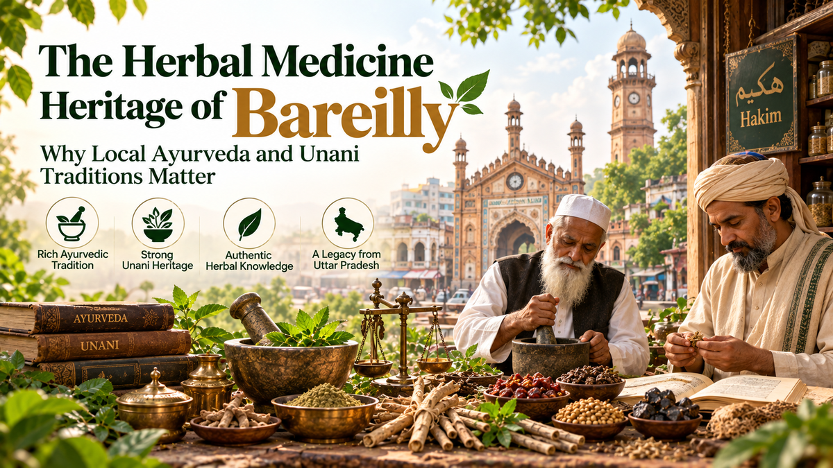 The Herbal Medicine Heritage of Bareilly: Why Local Ayurveda and Unani Traditions Matter