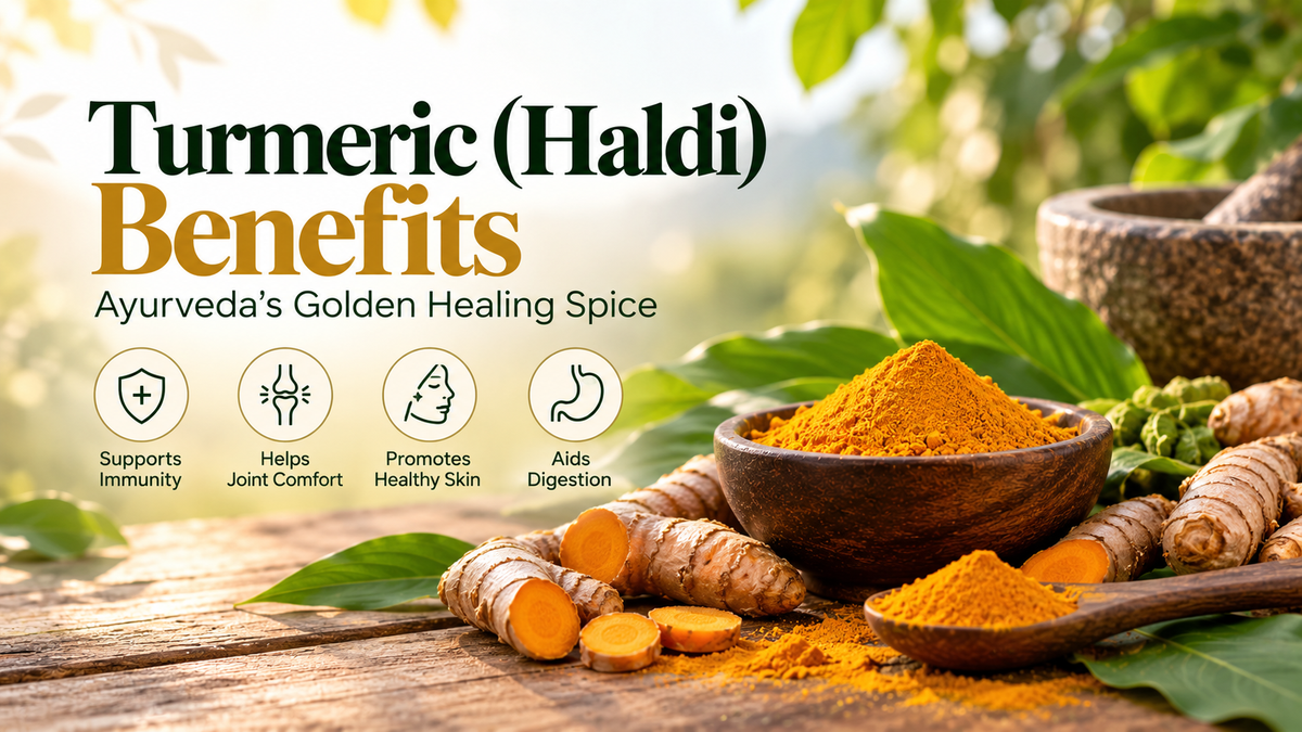Turmeric (Haldi) Benefits: Ayurveda’s Golden Healing Spice