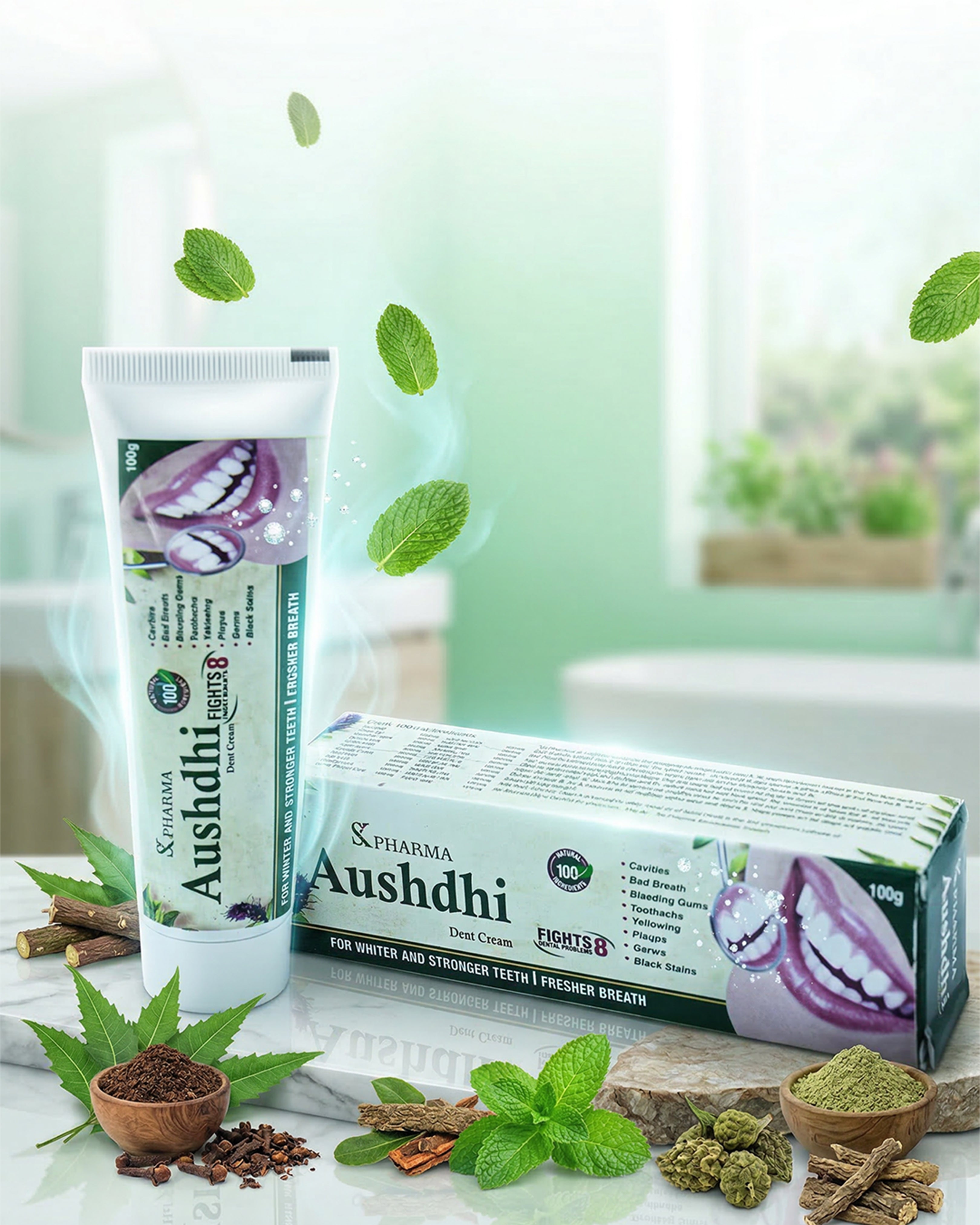 Aushdhi Herbal Toothpaste (Complete Oral Care)
