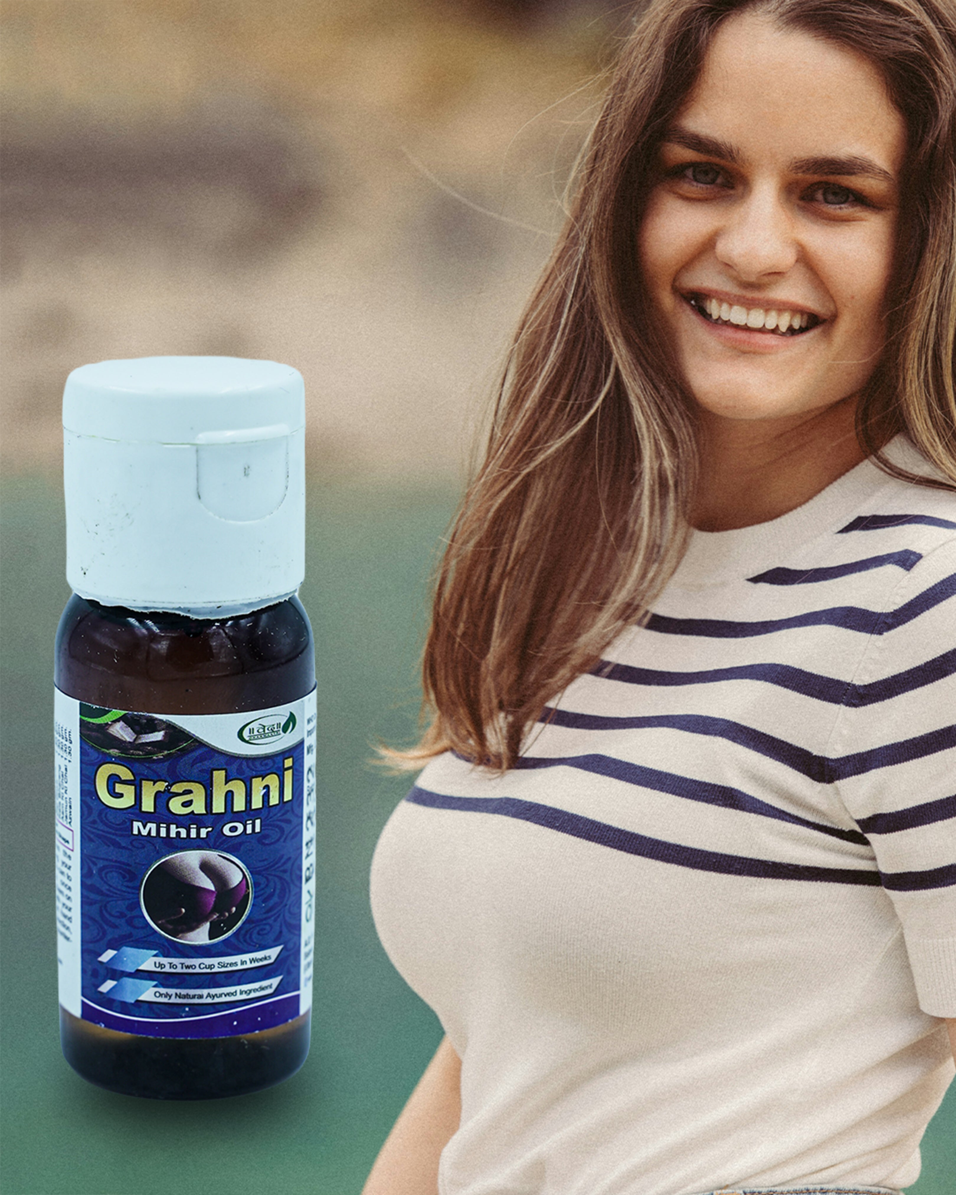 Grahni Mihir Oil – Herbal Breast Care & Firming Oil