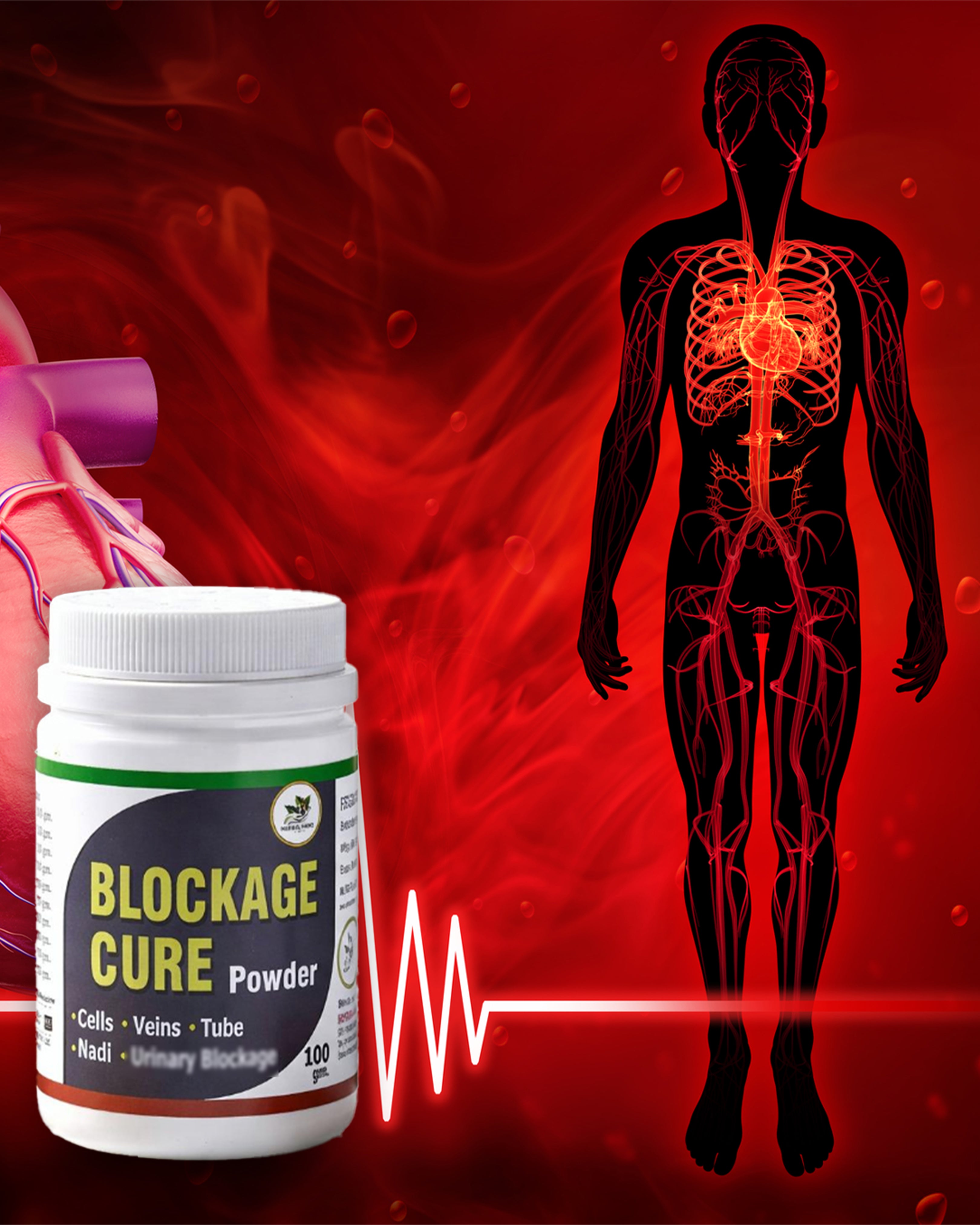 Blockage Cure Powder (Herbal Cardio Support)