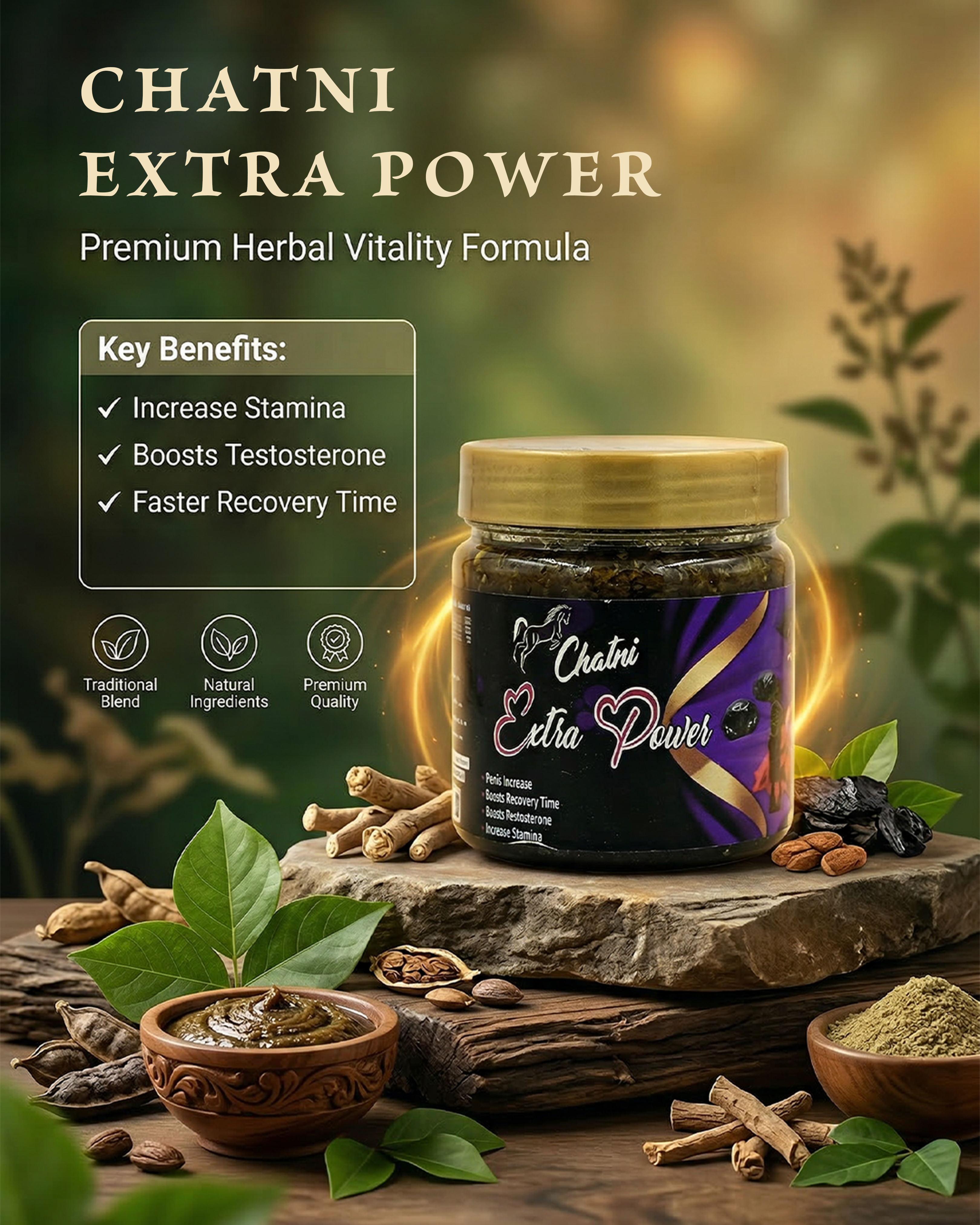 Chatni Extra Power – Premium Ayurvedic Vitality Boost